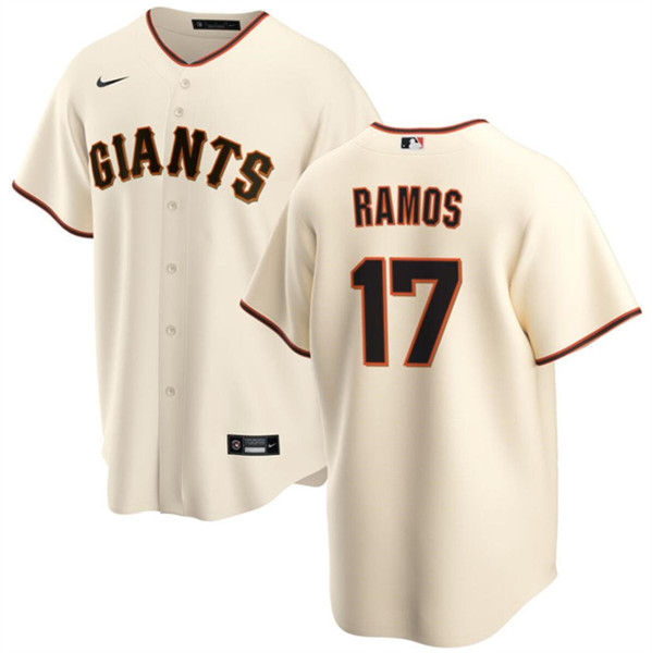 San Francisco Giants #17 Heliot Ramos Cream Cool Base Stitched Jersey - Zenithce