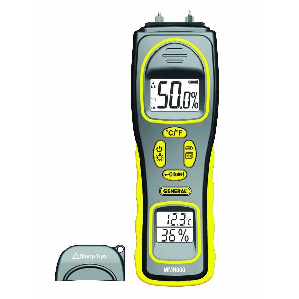 General Tools MMD7NP Moisture Meter Pinless - Zenithce