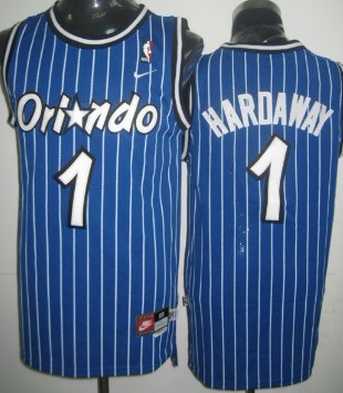 Orlando Magic #1 Penny Hardaway Blue Swingman Throwback Jersey - Zenithce