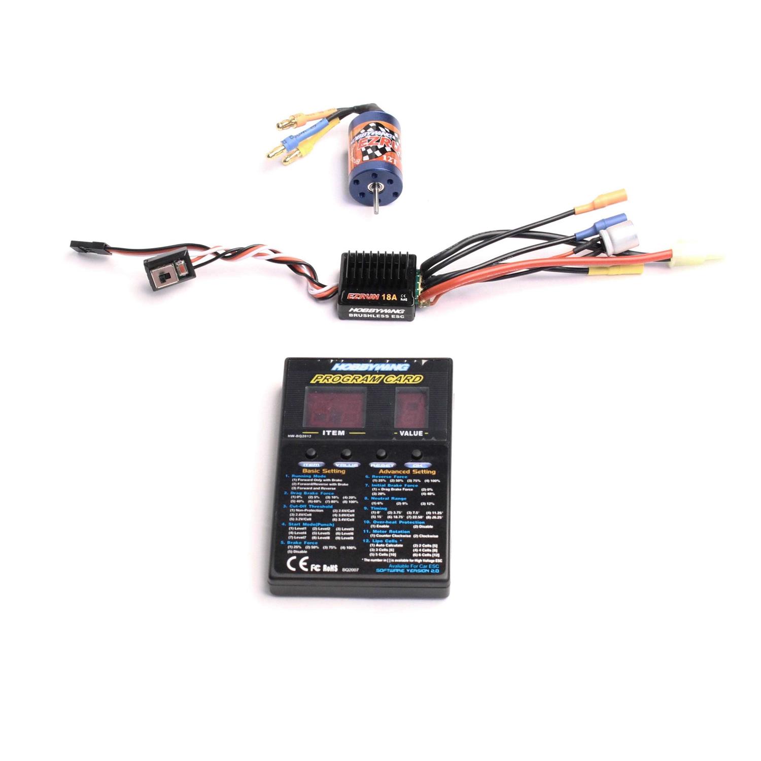 Hobbywing 38010604 EZRUN MAX5 G2 Combo 1100KV - Zenithce