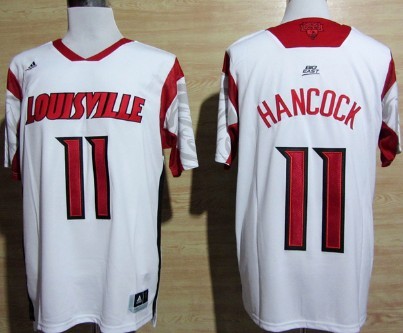 Louisville Cardinals #11 Luke Hancock 2013 March Madness White Jersey - Zenithce