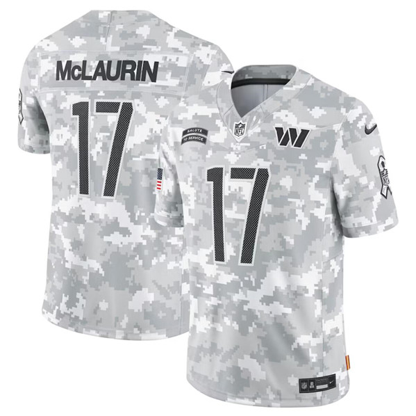 Washington Commanders #17 Terry McLaurin Arctic Camo 2024 F.U.S.E. Salute To Service Limited Stitched Jersey - Zenithce