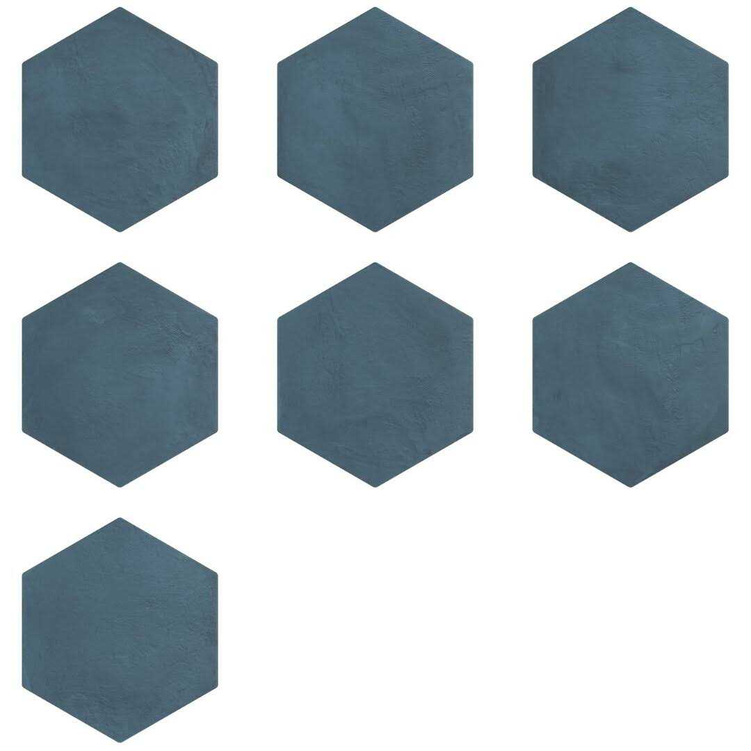 Dash 8.5 in. x 9.84 in. Matte Hexagon Porcelain Floor and Wall Tile Ivy Hill Tile - Zenithce