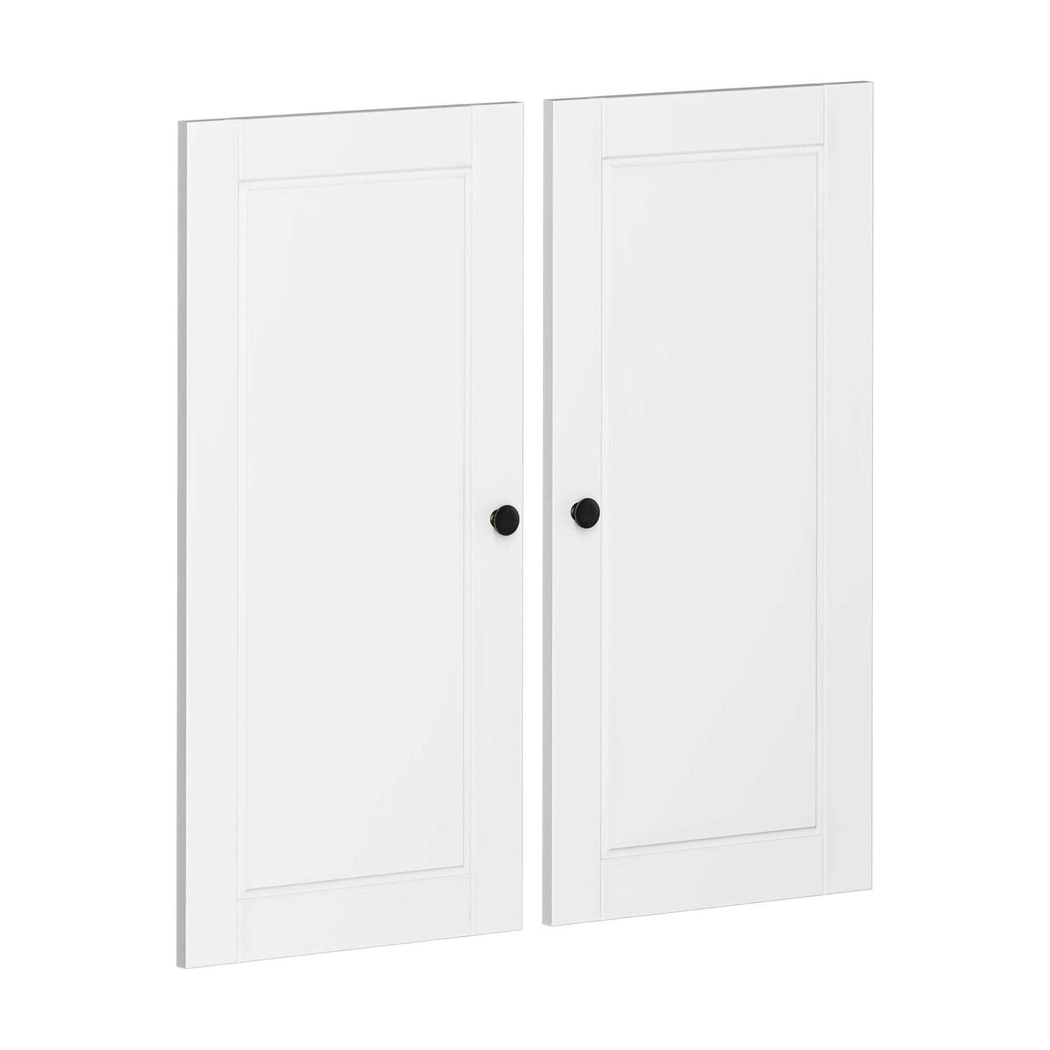 Palace Imports 100% Solid Wood Modular Kitchen Pantry Double Kit - Zenithce