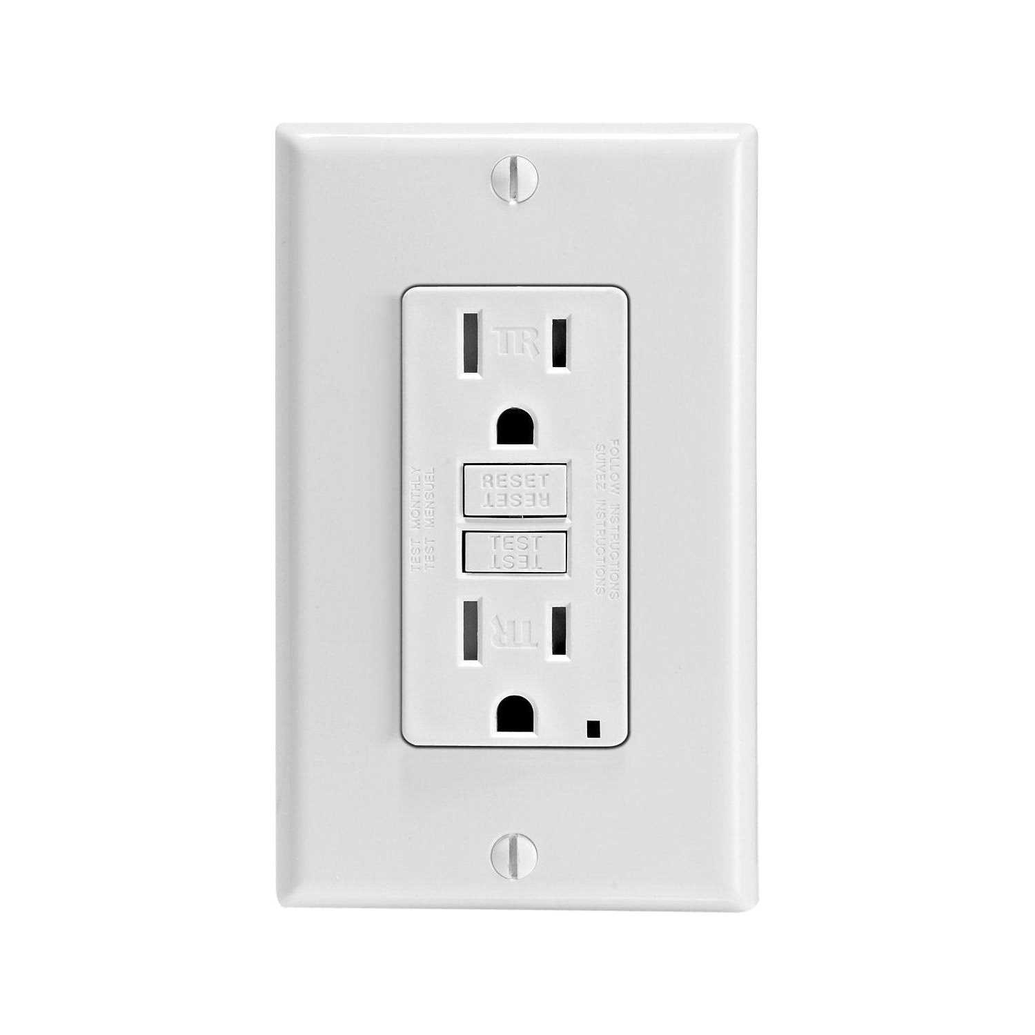 Leviton GFTR1-GY Self-Test GFCI Receptacle Tamper Resistant Duplex - Zenithce