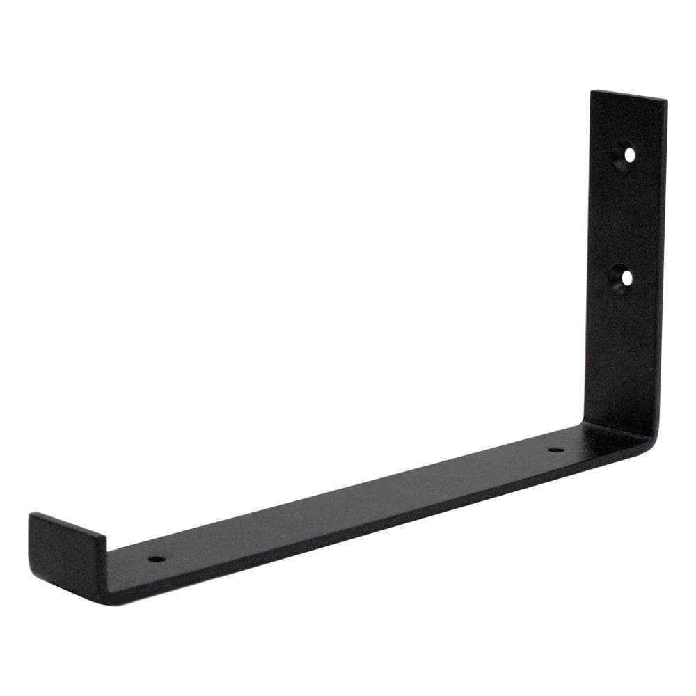 Crates & Pallet Black J Steel Shelf Bracket - Zenithce