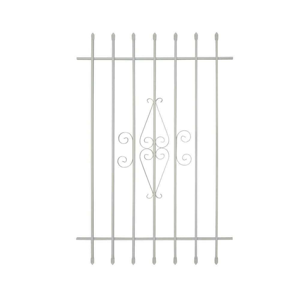 Grisham 54 in. Spear Point Security Bar Window Guard - Zenithce