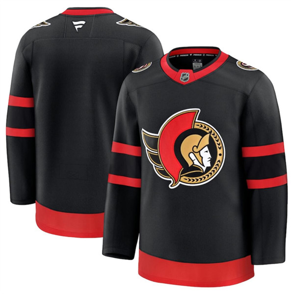 Ottawa Senators Blank Black 2024-25 Home Stitched Jersey - Zenithce