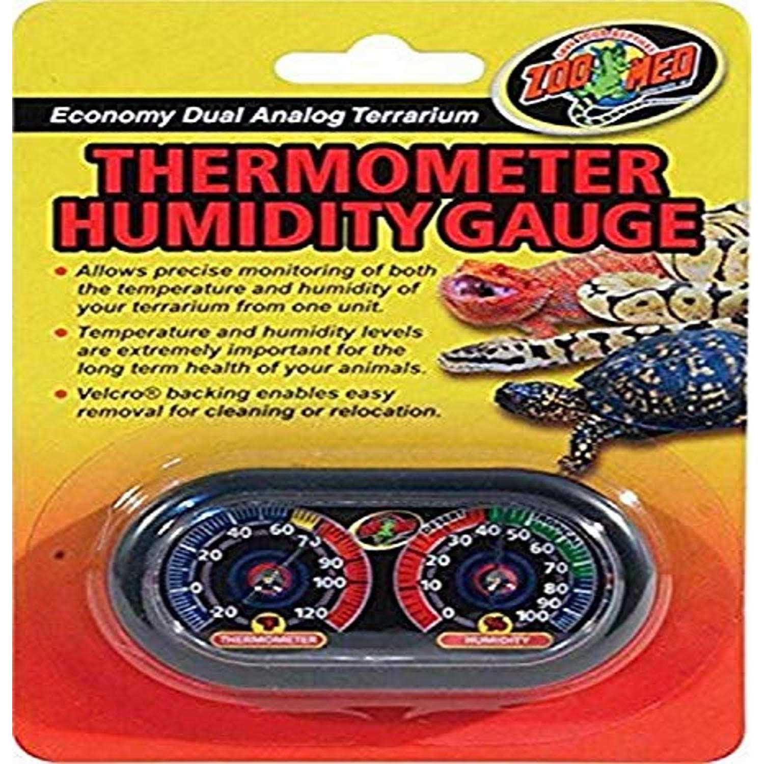 Zoo Med Digital Thermometer Humidity Gauge - Zenithce