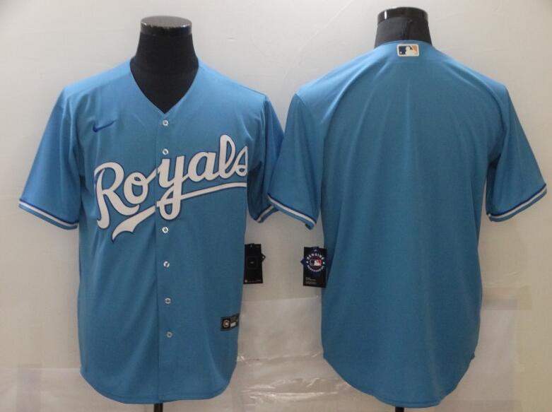 Kansas City Royals Blank Light Blue 2024 Alternate Limited Stitched Jersey - Zenithce