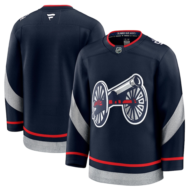 Columbus Blue Jackets Blank Navy 2024-25 Stitched Jersey - Zenithce