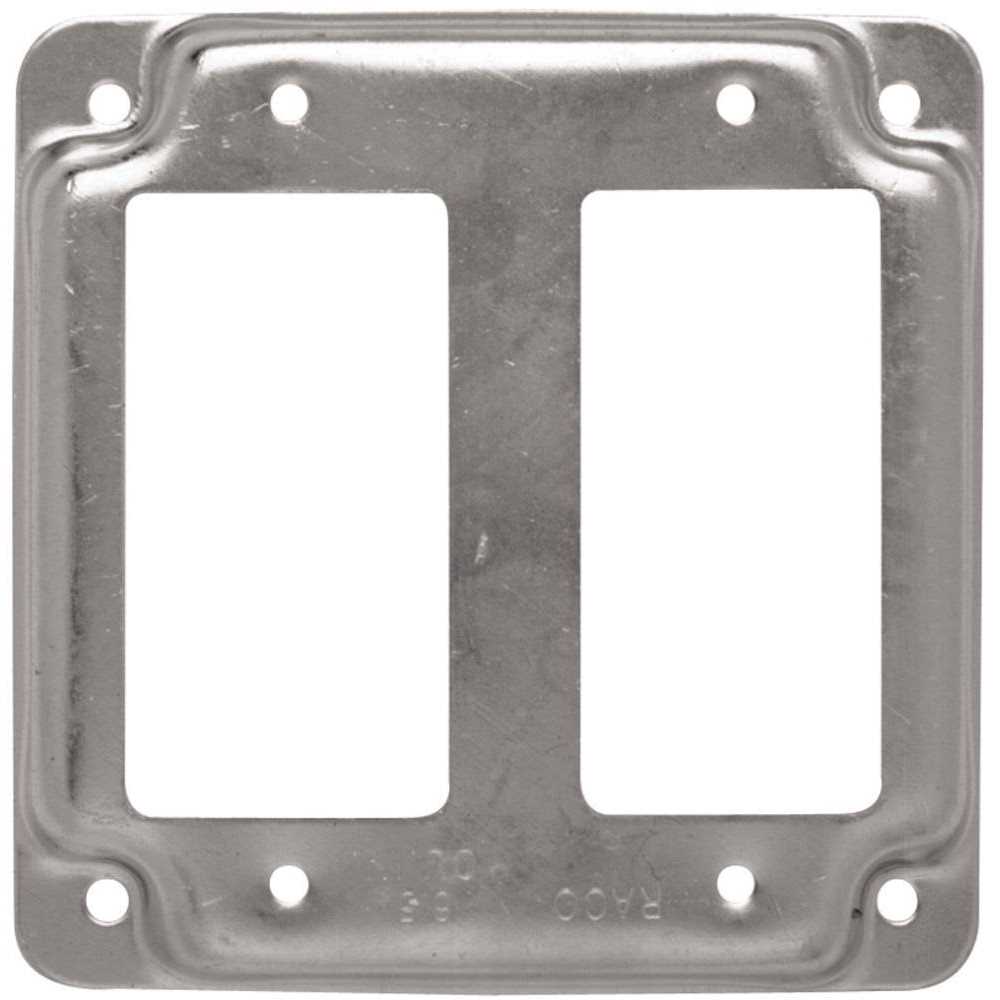 Raco 808C 4 Square Work Cover - Zenithce