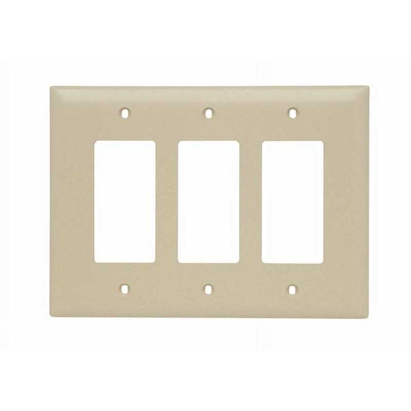 Pass & Seymour Trademaster Jumbo 3-Gang Decorator Wall Plate TPJ263 - Zenithce