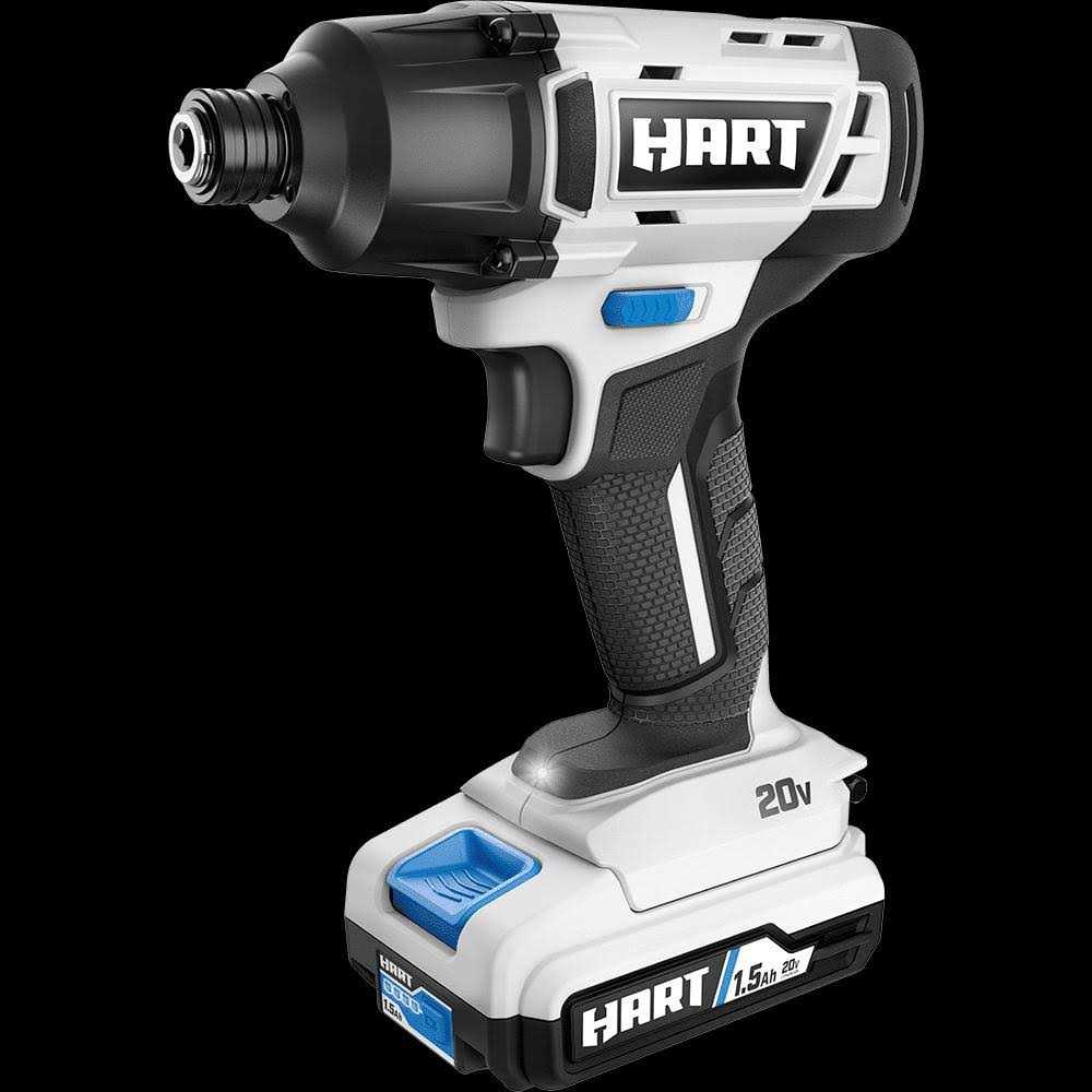 Hart 20-Volt Cordless Impact Driver Kit - Zenithce