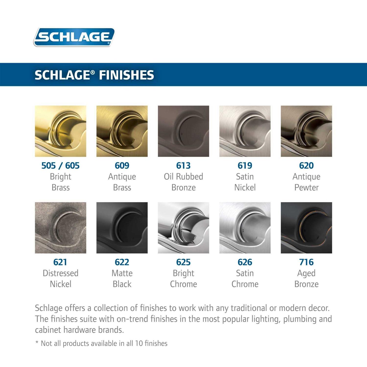 Schlage ALX70PSAT626 Saturn Classroom Door Lever Lock - Zenithce