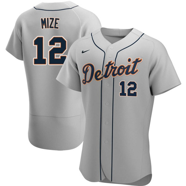Detroit Tigers #12 Casey Mize Gray Flex Base Stitched Jersey - Zenithce