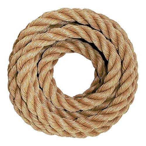 SGT KNOTS ProManila Rope UnManila Tan Twisted 3 Strand Polypropylene Cord - Zenithce