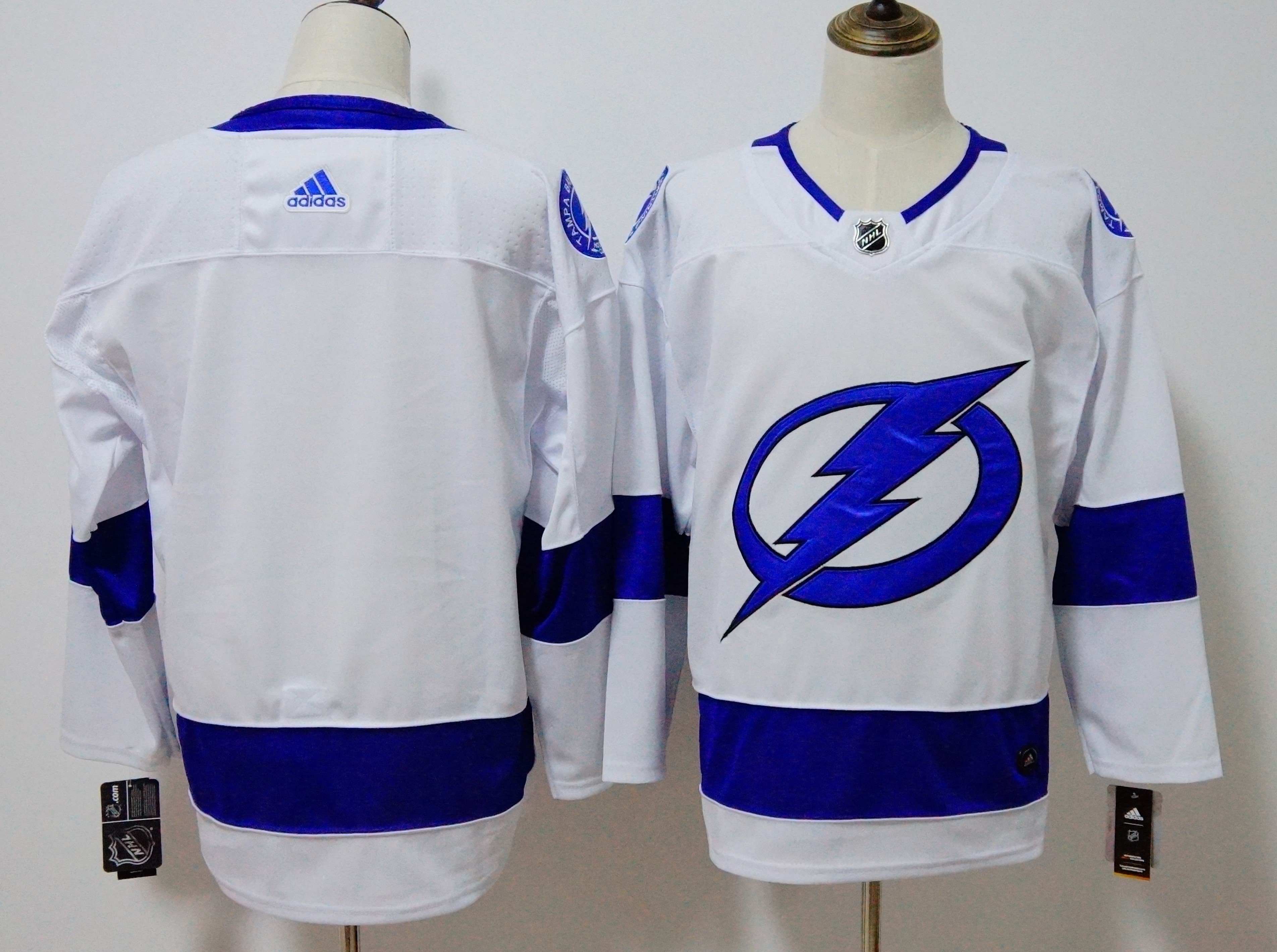 Tampa Bay Lightning White Stitched Adidas Jersey - Zenithce