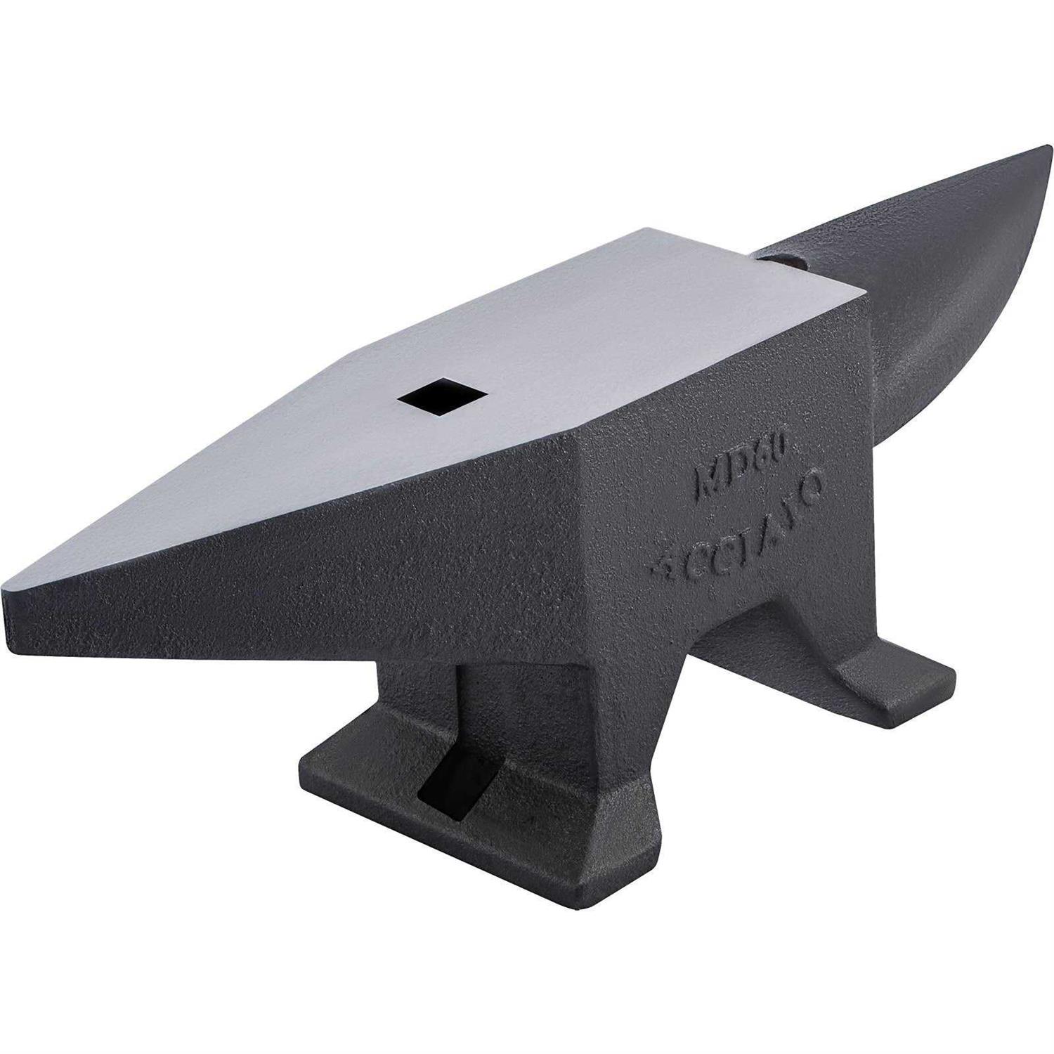 VEVOR Cast Iron Anvil Single Horn Anvil with Large Countertop and Stable Base - Zenithce