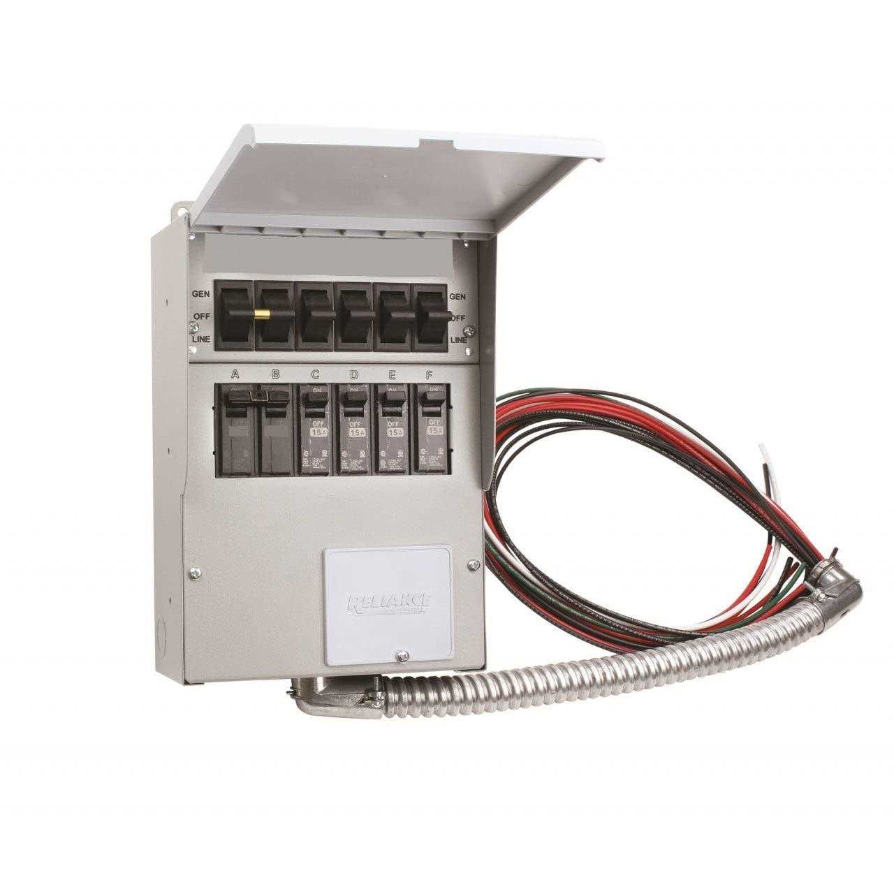 Reliance 30-Amp ProTran 2 Manual Transfer Switch | 306LRK - Zenithce