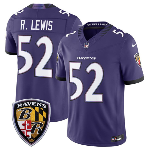 Baltimore Ravens #52 Ray Lewis Purple 2026 F.U.S.E Vapor Limited Stitched Jersey - Zenithce