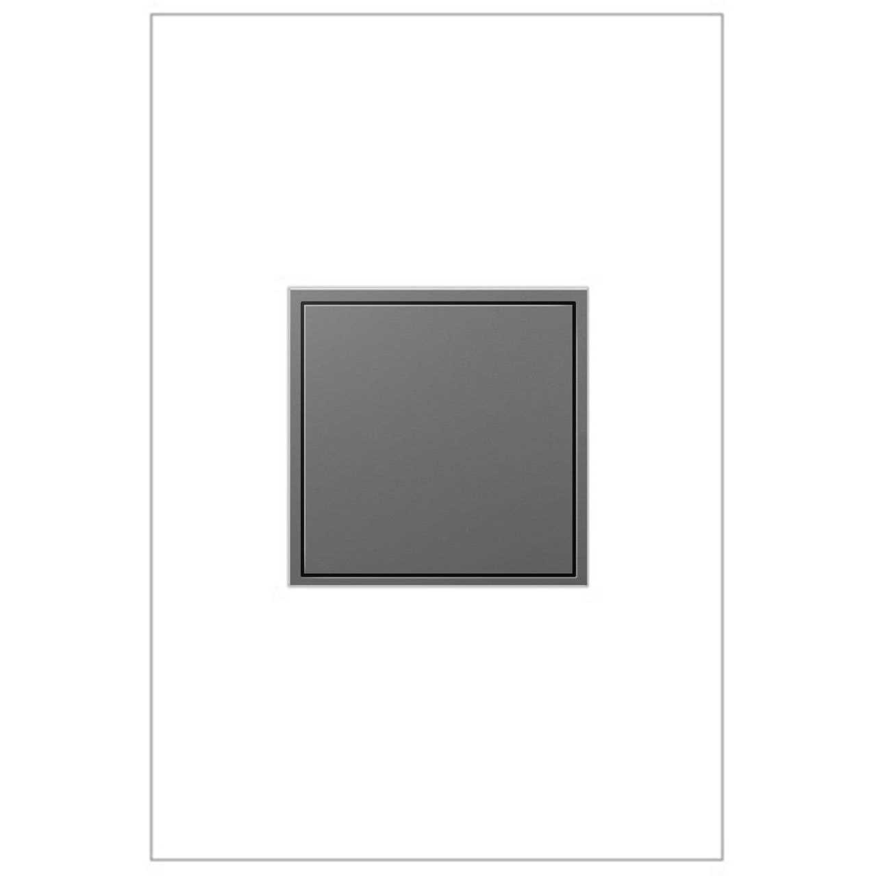 Legrand Adorne Paddle 15-Amp Single-Pole/3-Way Rocker Light Switch with Wall Plate ASPD1532M4WP - Zenithce