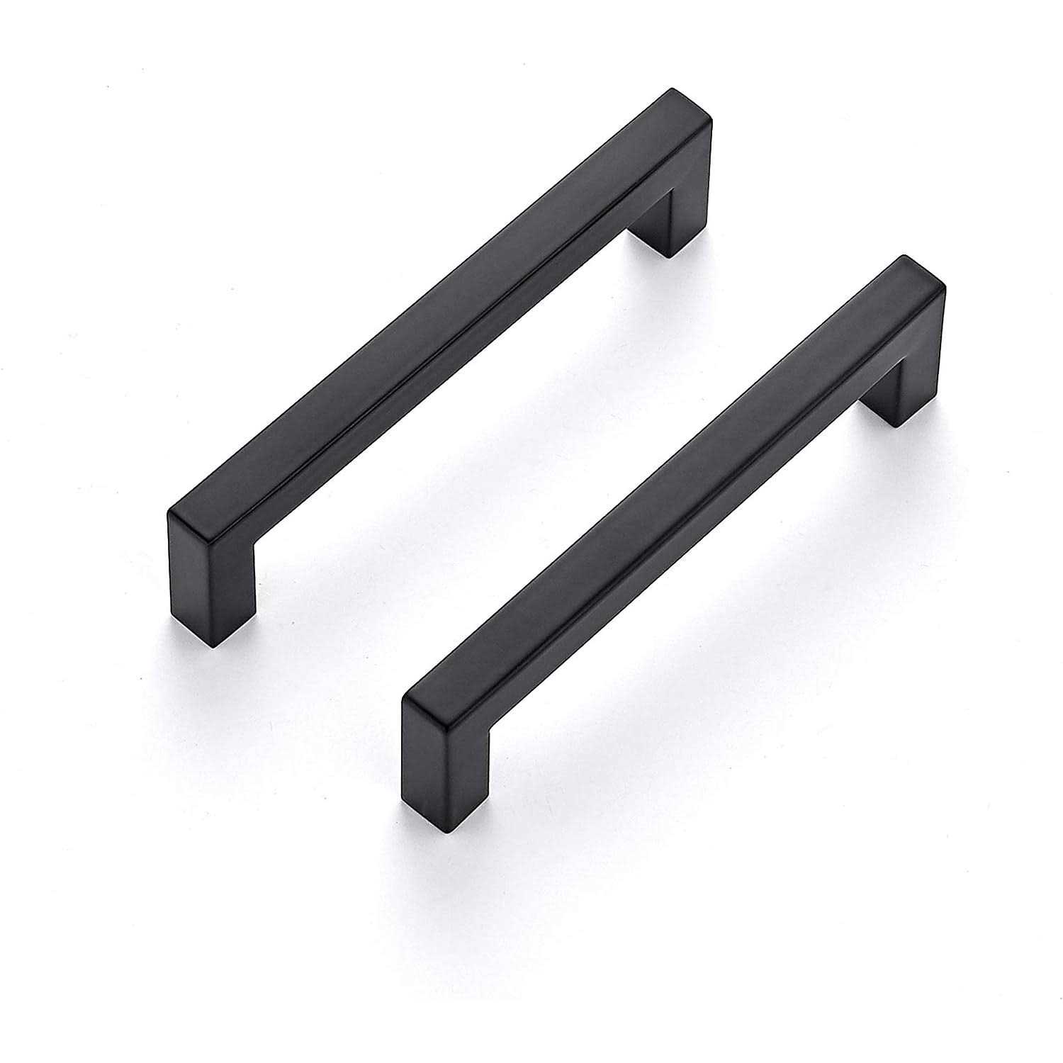 Ravinte 10 Pack 3 Drawer Pulls Flat Black Cabinet Cup Pulls Kitchen Hardware Cabinet Handles Drawer Handles Knobs 3 inch Hole Center - Zenithce