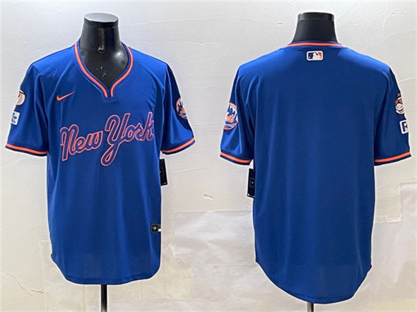 New York Mets Blank Royal 2025 Spring Training Stitched Jersey - Zenithce
