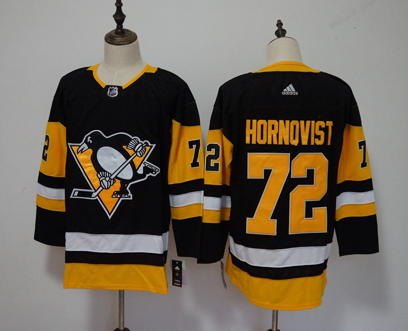 Pittsburgh Penguins #72 Patric Hornqvist Black Stitched Adidas Jersey - Zenithce