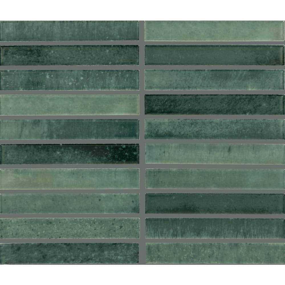 Daltile Miramo 10 in. x 12 in. Glazed Ceramic Straight Joint Mosaic Tile - Zenithce