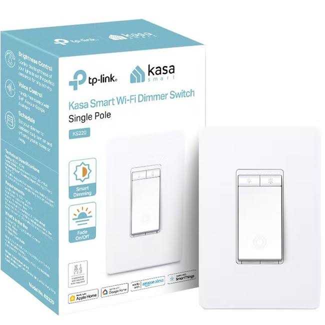TP-Link KS220 Kasa Smart Wi-Fi Dimmer Switch - Zenithce