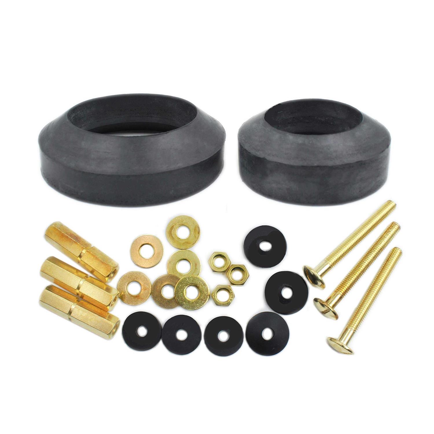 Universal Toilet Seat Hinge Bolts, Waterproof Stainless And Rubber - Zenithce