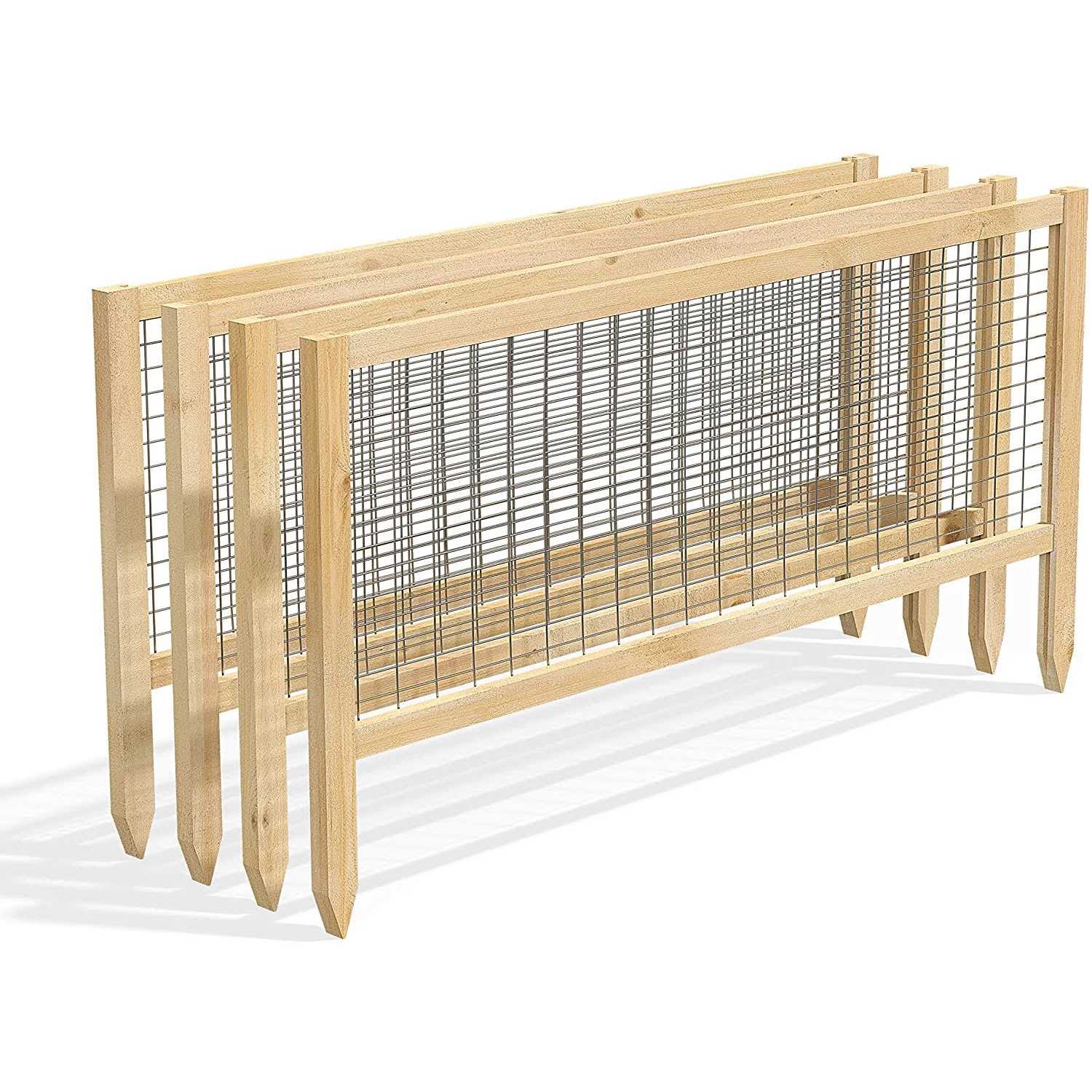 Greenes Fence CritterGuard 23.5 in. Cedar Garden Fence - Zenithce
