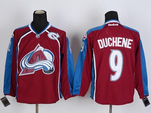 Avalanche #9 Matt Duchene Stitched Red Jersey - Zenithce