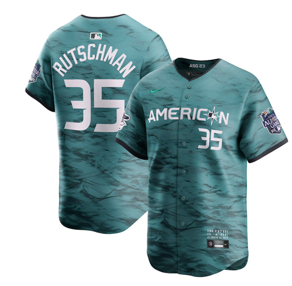 Baltimore Orioles #35 Adley Rutschman Teal 2023 All-Star Cool Base Stitched Jersey - Zenithce