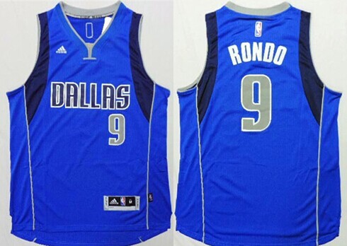Dallas Mavericks #9 Rajon Rondo Revolution 30 Swingman 2014 New Light Blue Jersey - Zenithce