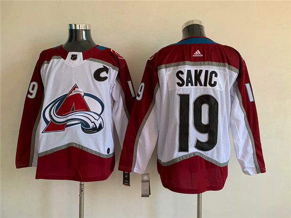 Colorado Avalanche #19 Joe Sakic White Stitched Jersey - Zenithce