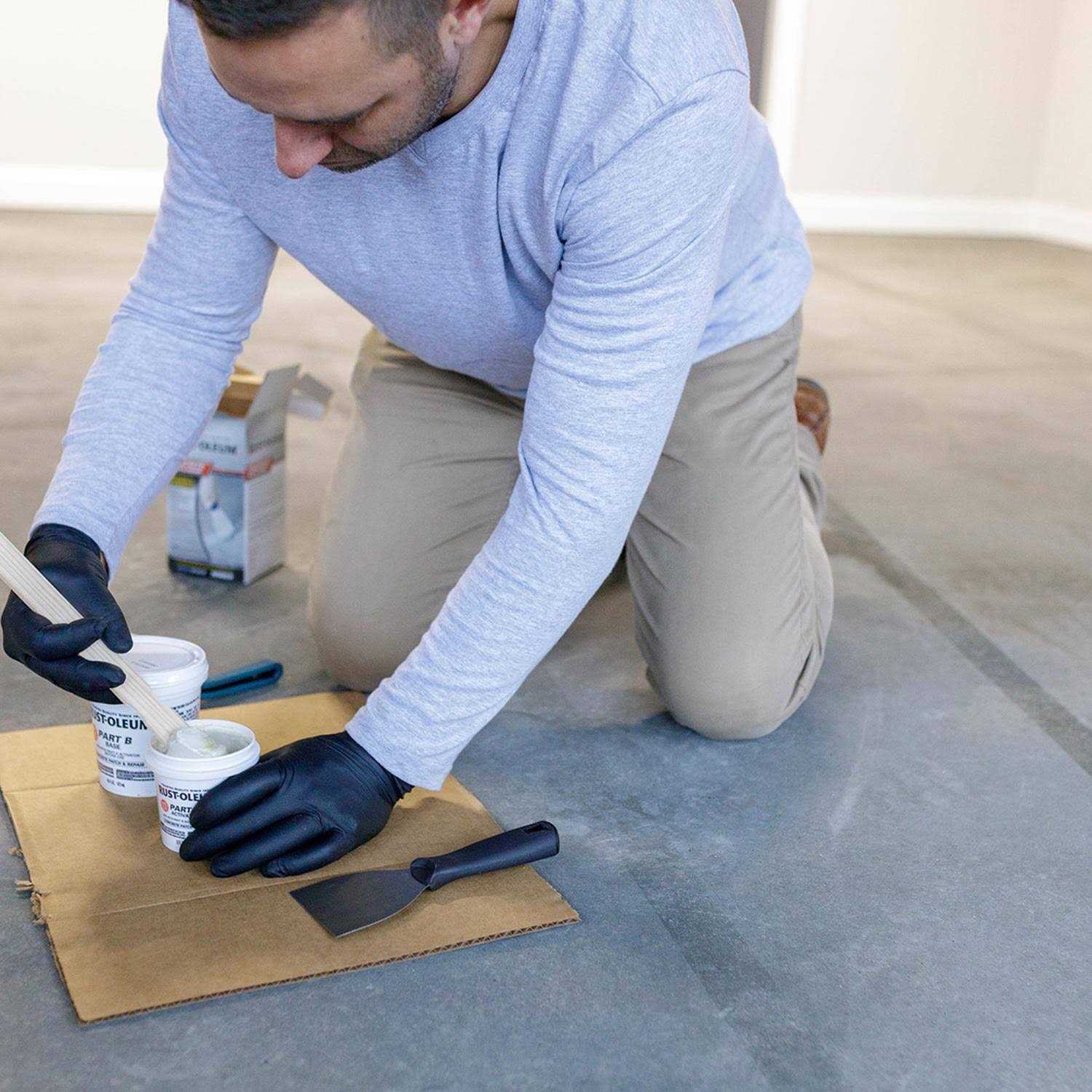 Rust-Oleum Concrete Metallic Floor Paint - Zenithce