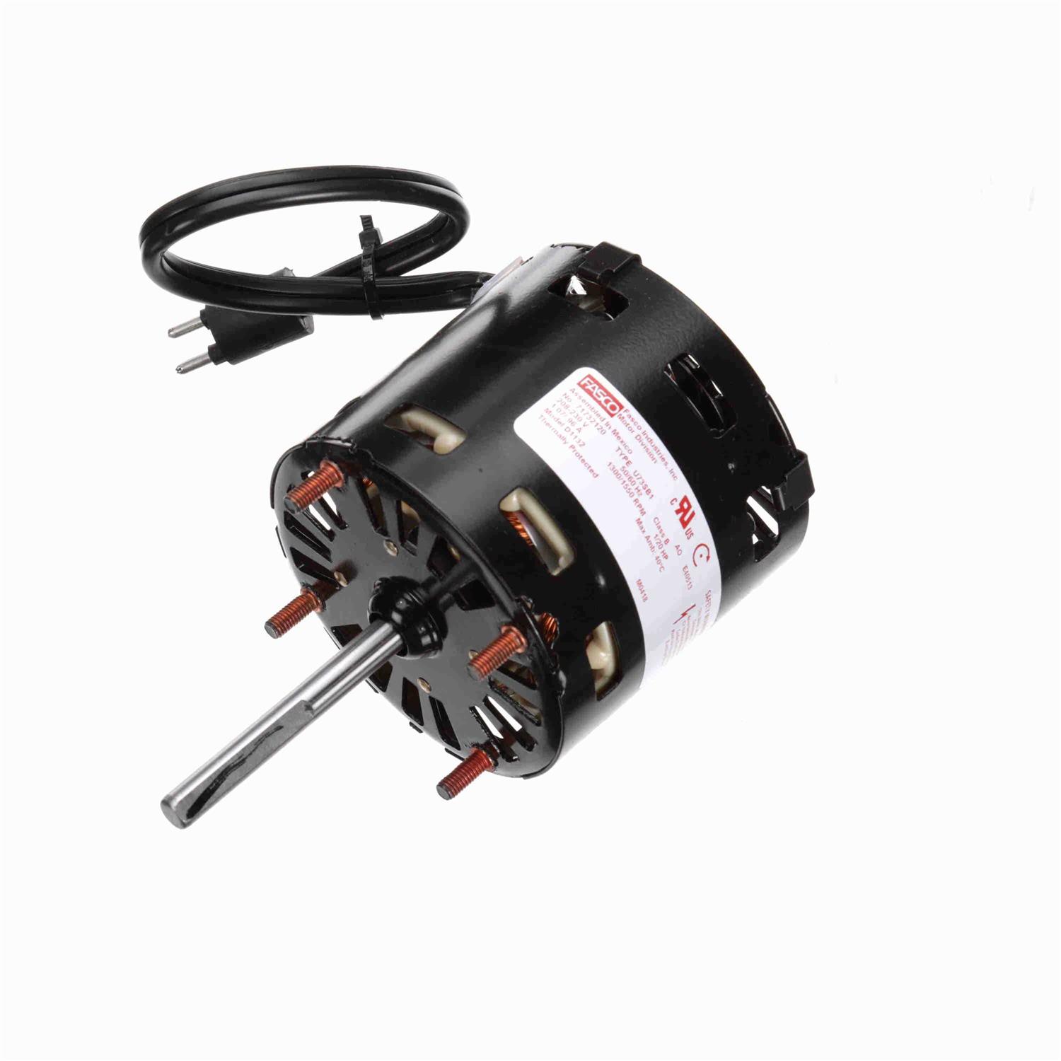 Fasco D1124 Motor 1/20 Hp - Zenithce