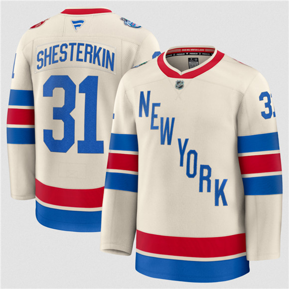 New York Rangers #31 Igor Shesterkin Cream 2026 Winter Classic Stitched Jersey - Zenithce