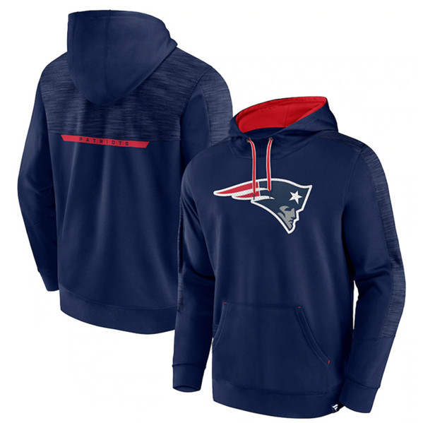 New England Patriots Navy Defender Evo Pullover Hoodie - Zenithce