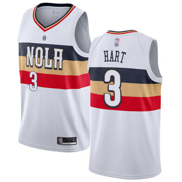 Pelicans #3 Josh Hart White Swingman Earned Edition Jersey - Zenithce