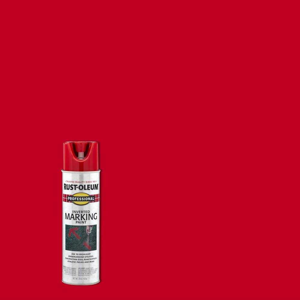 Rust-Oleum 15 oz Professional Inverted Marking Spray Paint - Zenithce