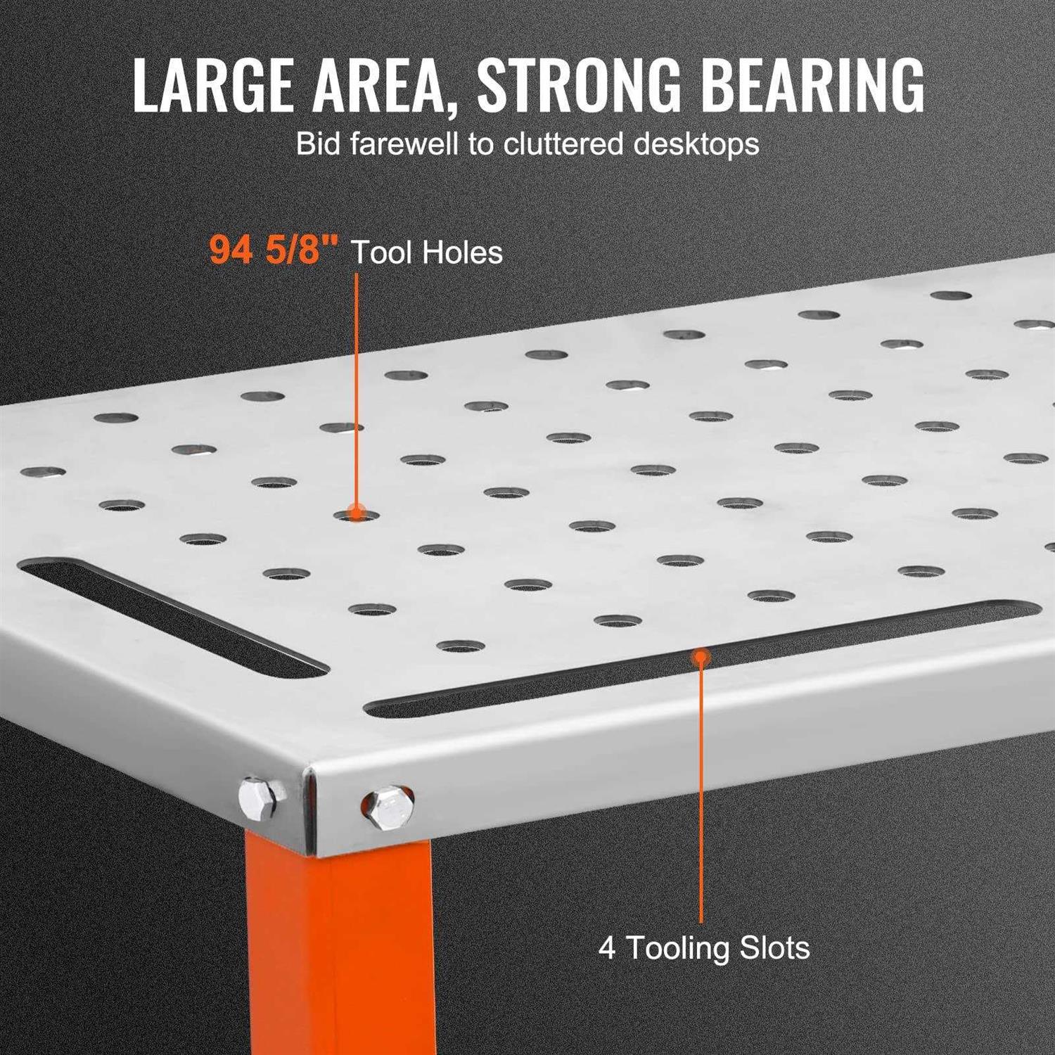 VEVOR Welding Table 30×20 400lbs Load Capacity Steel Welding Workbench Table on Wheels - Zenithce