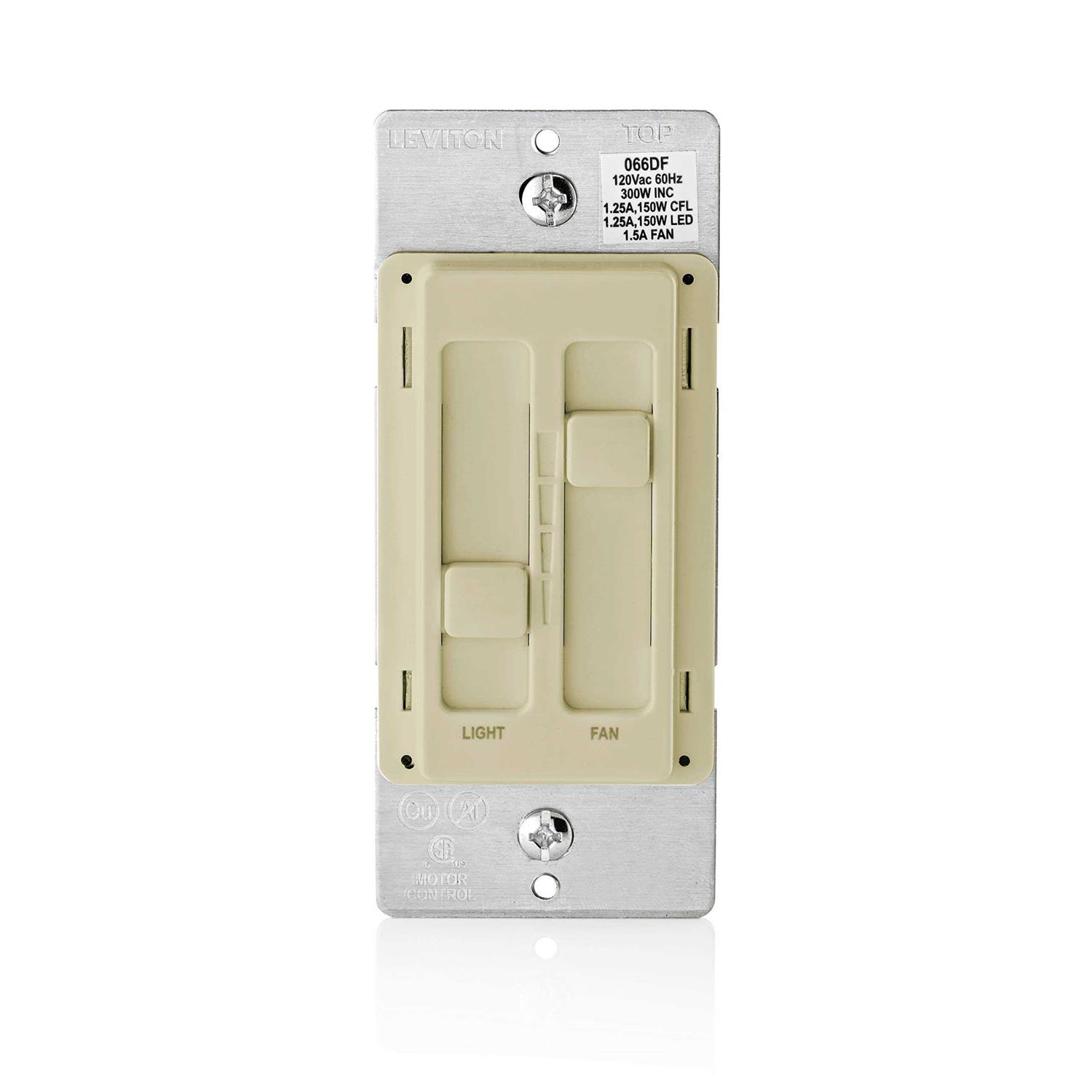 Leviton SureSlide Fan Light 66DF-10 - Zenithce