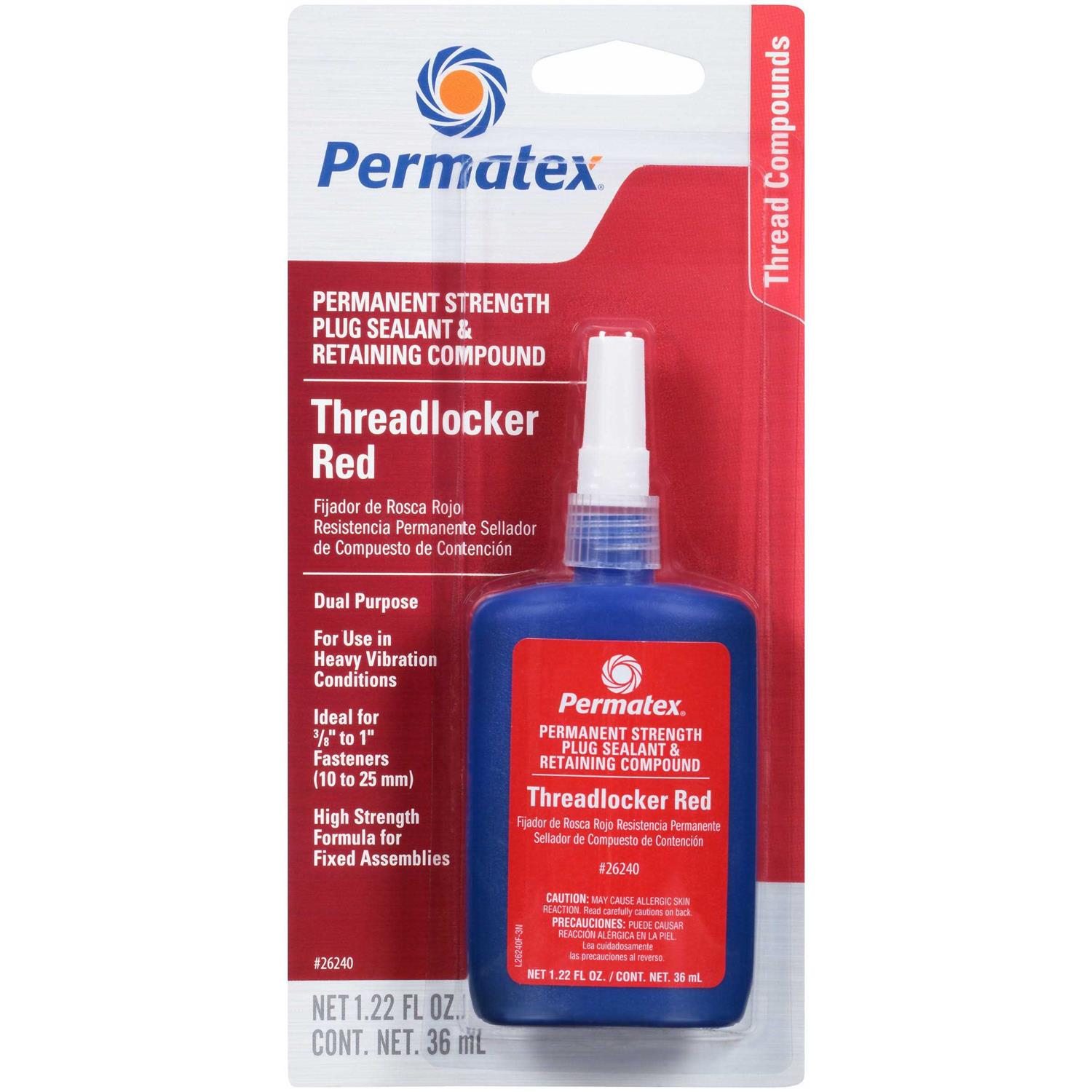 Permatex Red Threadlocker - Zenithce