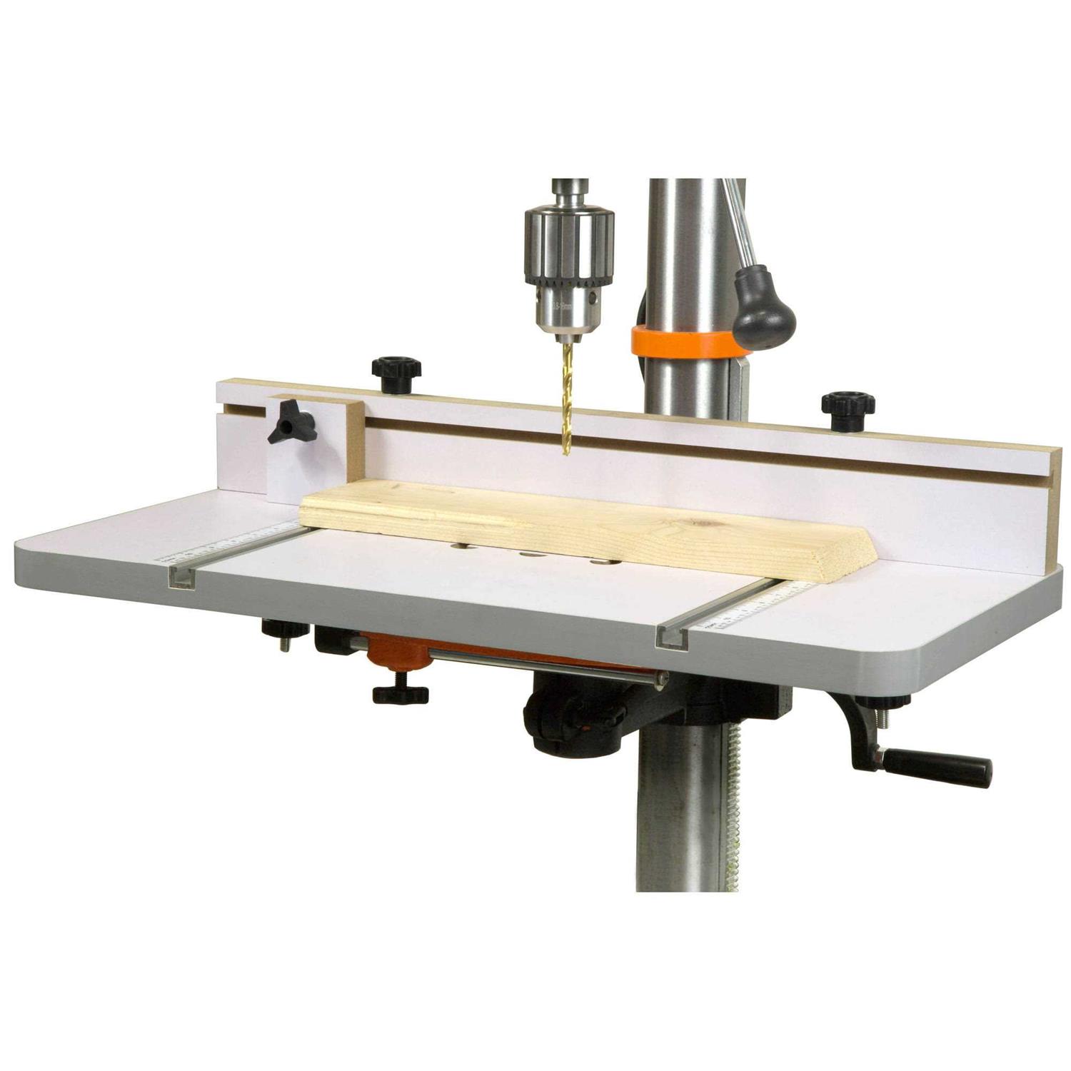 WEN 24-by-12-Inch Drill Press Table with an Adjustable Fence and Stop Block - Zenithce
