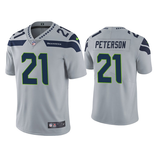 Seattle Seahawks #21 Adrian Peterson Gray Vapor Untouchable Limited Stitched Jersey - Zenithce