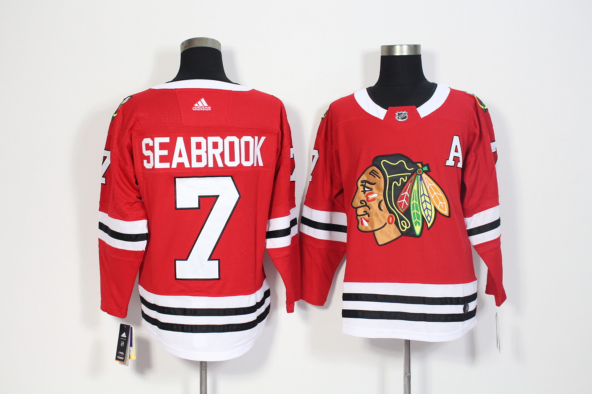 Chicago Blackhawks #7 Brent Seabrook Red Stitched Adidas Jersey - Zenithce