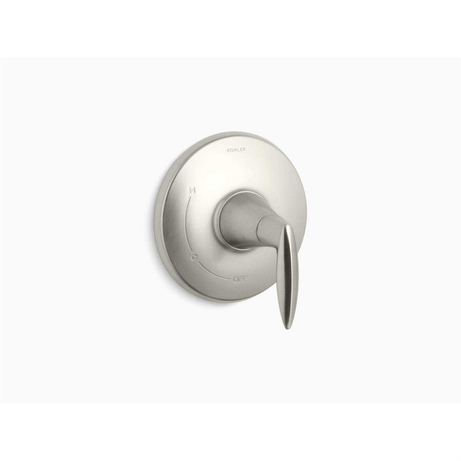 Kohler TS10277-4-CP Forte Sculpted Rite-Temp Valve Trim - Zenithce